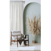 Firana z taśmą SHINY CHIC 140x270 optical white